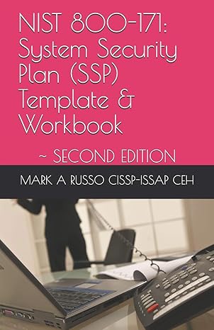 nist 800 171 system security plan template and workbook 1st edition mark a russo cissp-issap ceh 1793141541,