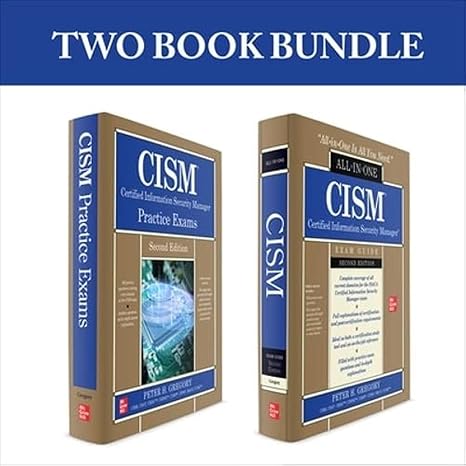 cism certified information security manager bundle 2nd edition peter h. gregory 1264742754, 978-1264742752