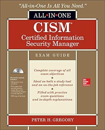 cism certified information security manager all in one exam guide 1st edition peter h. gregory 1260027031,