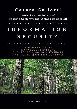 information security 202dition risk management management systems the iso/iec 27001 2022 standard the iso/iec