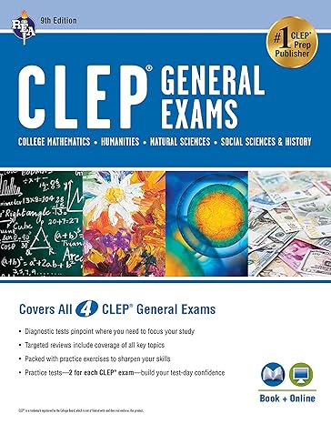 clep general exams book + online 9th ed 9th edition stu schwartz ,mel friedman ,scott dittloff phd ,laurie