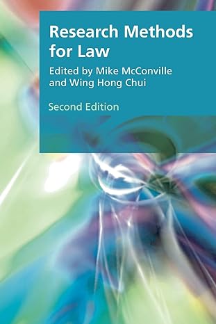 research methods for law 2nd edition mike mcconville ,wing hong chui 1474403212, 978-1474403214