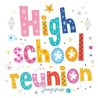 high school reunion guest book message book keepsake with 100 formatted lined and unlined pages with blank