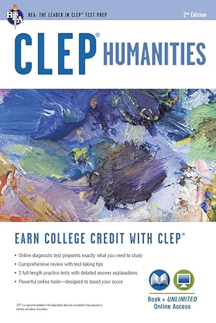 clep humanities book + online 2nd edition robert liftig ph.d. ,marguerite barrett m.a. 0738610305,