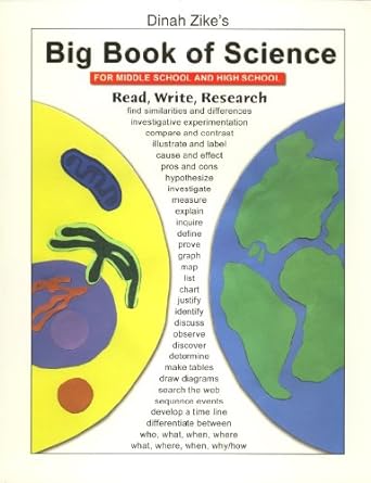 big book of science middle high school 1st edition dinah zike 1882796187, 978-1882796182