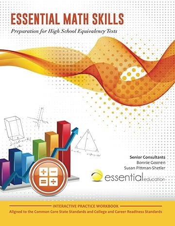 essential math skills preparation for high school equivalency tests 1st edition teresa perrin 1940532000,