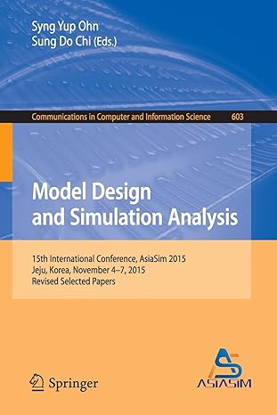 model design and simulation analysis 15th international conference asiasim 2015 jeju korea november 4 7 2015