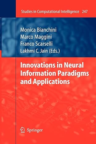 innovations in neural information paradigms and applications 2010th edition monica bianchini ,marco maggini