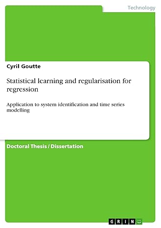 statistical learning and regularisation for regression application to system identification and time series