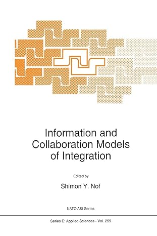 information and collaboration models of integration 1st edition shimon y nof 9401044953, 978-9401044950