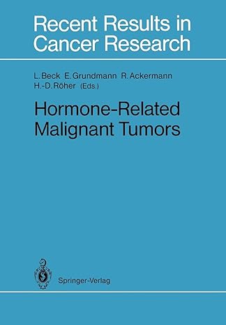 hormone related malignant tumors 1st edition lutwin beck ,ekkehard grundmann ,rolf ackermann ,hans dieter