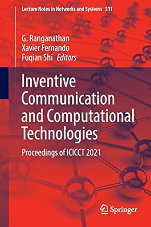 inventive communication and computational technologies proceedings of icicct 2021 1st edition g ranganathan