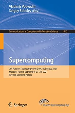 supercomputing 7th russian supercomputing days ruscdays 2021 moscow russia september 27 28 2021 revised