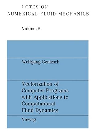 vectorization of computer programs with applications to computational fluid dynamics 1984th edition wolfgang