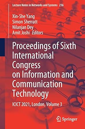 proceedings of sixth international congress on information and communication technology icict 2021 london