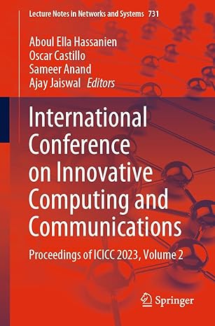 international conference on innovative computing and communications proceedings of icicc 2023 volume 2 1st