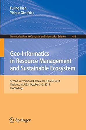 geo informatics in resource management and sustainable ecosystem international conference grmse 2014