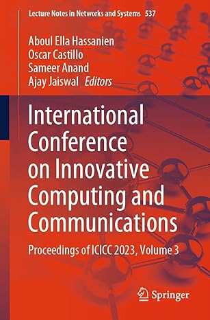 international conference on innovative computing and communications proceedings of icicc 2023 volume 3 1st