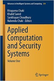 applied computation and security systems volume 1 1st edition chaki rituparna et al 8132219848, 978-8132219842