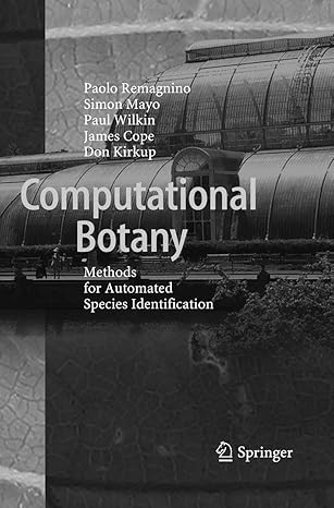 computational botany methods for automated species identification 1st edition paolo remagnino ,simon mayo