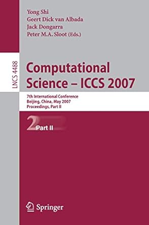 computational science iccs 2007 7th international conference beijing china may 27 30 2007 proceedings part ii