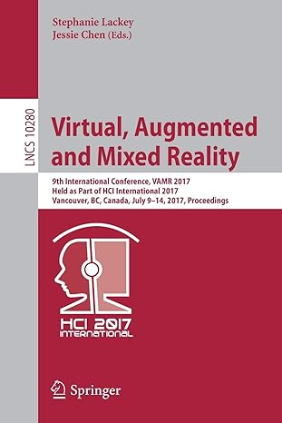 virtual augmented and mixed reality 9th international conference vamr 2017 held as part of hci international