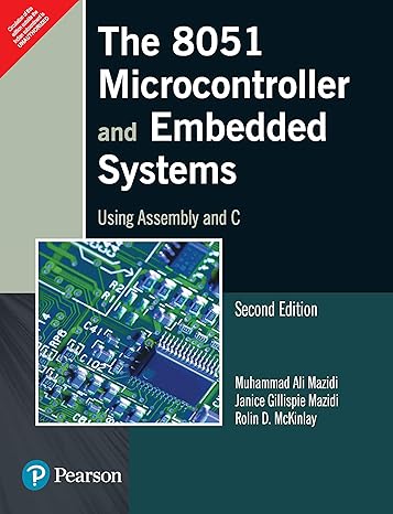 the 8051 microcontrollers and embedded systems 2nd edition mazidi 0199681279, 978-0199681273