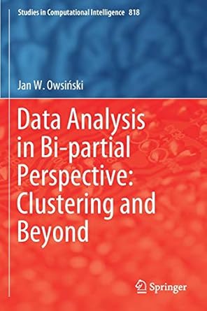 data analysis in bi partial perspective clustering and beyond 1st edition jan w owsinski 3030133915,