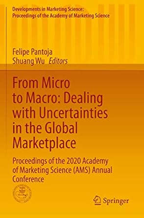 from micro to macro dealing with uncertainties in the global marketplace proceedings of the 2020 academy of