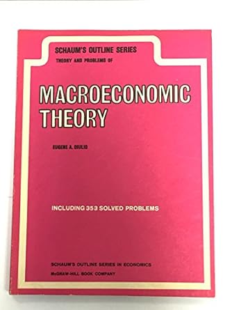 schaum s outline of theory and problems of macroeconomic theory edition schaum ,eugene a. diulio 0070170495,