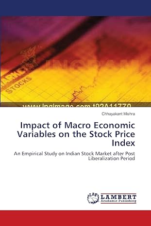 impact of macro economic variables on the stock price index an empirical study on indian stock market after