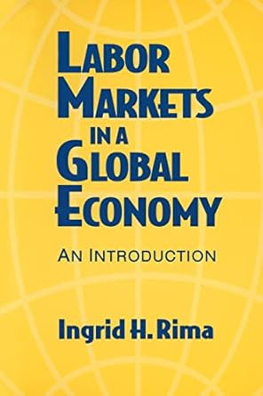 labor markets in a global economy a macroeconomic perspective a macroeconomic perspective 1st edition ingrid