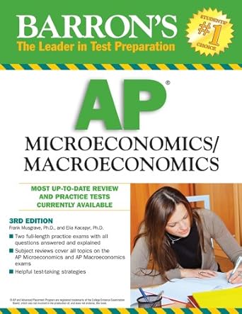 barron s ap microeconomics / macroeconomics 3rd edition frank musgrave ph.d. ,elia kacapyr ph.d. 0764139304,