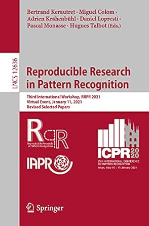 reproducible research in pattern recognition third international workshop rrpr 2021 virtual event january 11