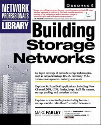 building storage networks 1st edition marc farley 0072120509, 978-0072120509