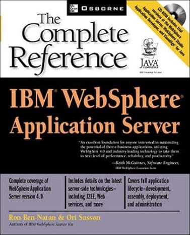 ibm websphere application server the complete reference 1st edition ron ben natan ,ori sasson 0072223944,