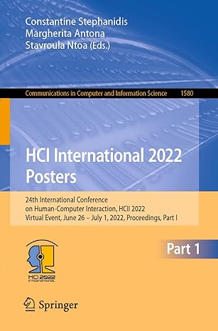 hci international 2022 posters 24th international conference on human computer interaction hcii 2022 virtual