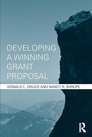 developing a winning grant proposal 1st edition donald orlich ,nancy shrope 0415535352, 978-0415535359