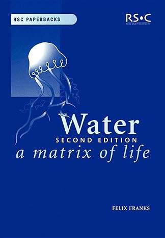 water a matrix of life 2nd edition felix franks 085404583x, 978-0854045839