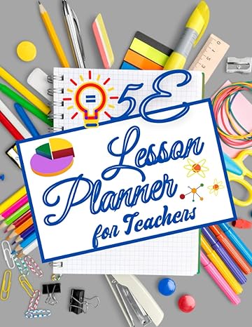 5e lesson planner for teachers two undated pages per lesson blank lesson plan book 1st edition annie p.