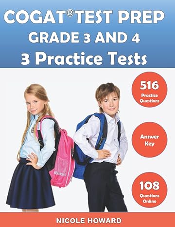 cogat test prep grade 3 and 4 2 manuscripts cogat practice book grade 3 cogat test prep grade 4 level 9 and