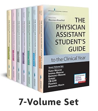 the physician assistant student s guide to the clinical year seven volume set with free 1st edition maureen