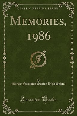 memories 1986 1st edition marple newtown senior high school 0260052590, 978-0260052599