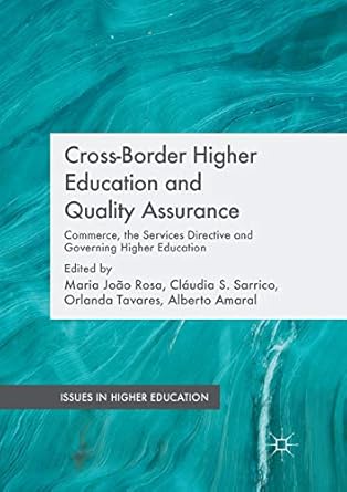 cross border higher education and quality assurance commerce the services directive and governing higher