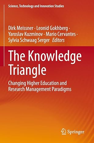 the knowledge triangle changing higher education and research management paradigms 1st edition dirk meissner