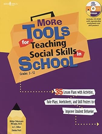 more tools for teaching social skills in school grades 3 12 pap/cdr edition midge odermann mougey ,jo c.