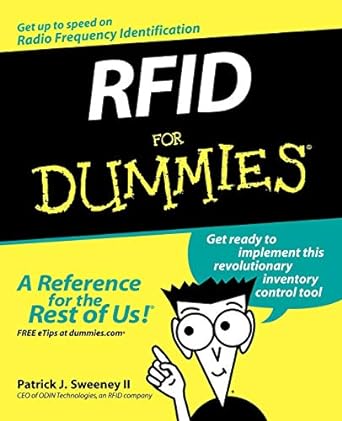 rfid for dummies 1st edition patrick j. sweeney ii 076457910x, 978-0764579103