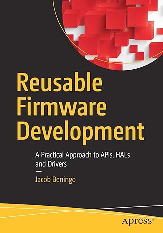 reusable firmware development a practical approach to apis hals and drivers 1st edition jacob beningo