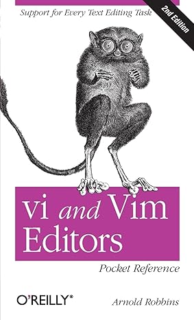 vi and vim editors pocket reference 2nd edition arnold robbins 1449392172, 978-1449392178