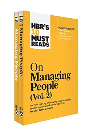 hbr s 10 must reads on managing people 2 volume collection 1st edition harvard business review 1633699250,